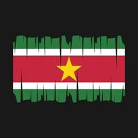 surinam flagga vektor