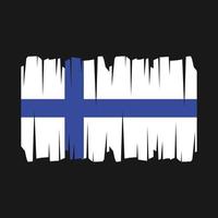 Finland flagga vektor