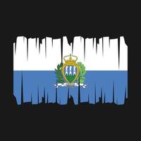 san marino flagge vektor