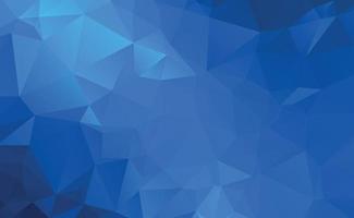 abstrakter Panoramahintergrund mit blauen Dreiecken - Vektor