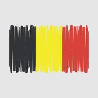 Belgien flagga vektor