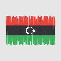 libyen flagge vektor