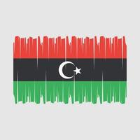 libyens flagga vektor