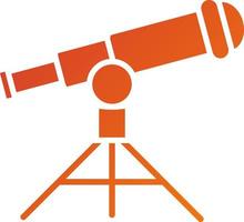 teleskop ikon stil vektor