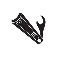 Nagel Clipper Symbol, Vektor Illustration einfach Design.