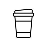 Tasse von Kaffee Symbol Vektor Design Vorlage