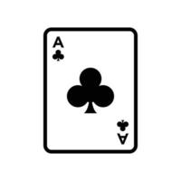 Poker Karte Symbol Vektor Design Vorlage