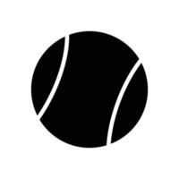 Tennis Ball Symbol Vektor Design Vorlage