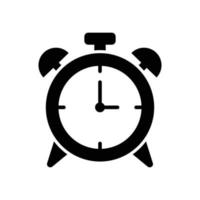 Alarm Uhr Symbol Vektor Design Vorlage