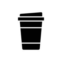 Tasse von Kaffee Symbol Vektor Design Vorlage