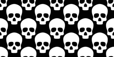 Schädel nahtlos Vektor Halloween Muster Knochen Geist Gesicht gotisch isoliert Hintergrund Hintergrund