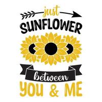 Sonnenblume Sublimation svg Dateien zum Cricut - - Motivation Sonnenblume Zitate Silhouette vektor