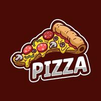 pizza logotyp vektor