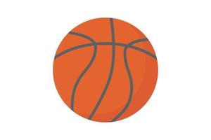Basketball Symbol Illustration. Symbol verbunden zu Sport. eben Symbol Stil. einfach Vektor Design editierbar