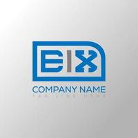 eix Brief Logo kreativ Design. eix einzigartig Design. vektor