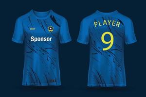 Fußball Jersey Vorlage Sport t Hemd Design vektor