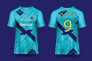 fotboll jersey mall sport t skjorta design vektor