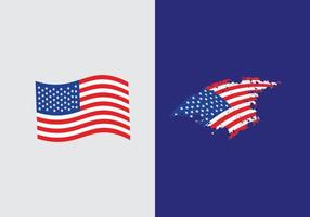 vereinigt Zustände von Amerika Symbol Flagge Symbol Zeichen vektor