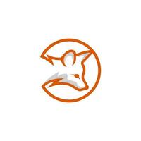 Fuchs den Logo Design Symbol. Fuchs den Logo Design Inspiration. Fuchs Tier Logo Design Vorlage. Tier Symbol Logotyp. Fuchs Symbol Silhouette. vektor