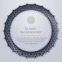 islamisch Arabisch Arabeske Ornament Muster Rahmen Grenzen Hintergrund mit Kopieren Raum vektor