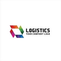 Box schnell Lieferung Logo zum Logistik Logo Geschäft vektor