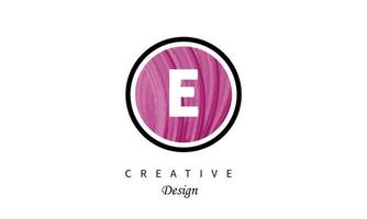 eps e Brief Logo Wasser Farbe Vorlage zum Ihre Unternehmen. Vektor Kunst zum Grafik und Logo design..ep