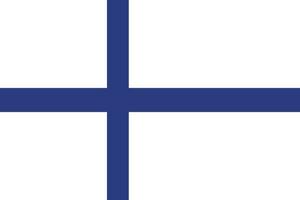 Vektor Illustration von das Finnland Flagge kostenlos Vektor