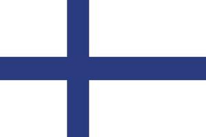 finland flagga. nationell finland flagga. fri vektor
