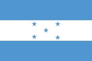 Honduras Flagge. National Honduras Flagge. kostenlos Vektor