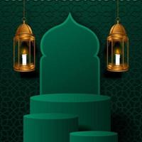 Ramadan Kareem Mubarak Poster Banner vektor