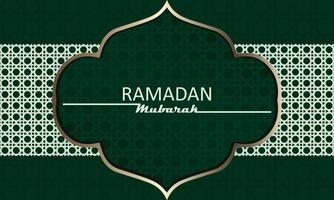 elegant Välkommen ramadan mubarak baner vektor