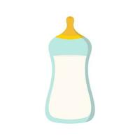 Baby Flasche von Milch oder Formel Milch isoliert Vektor Illustration Grafik Symbol