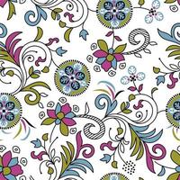 eleganta blommig mönster för textil- skriva ut av tyg vektor