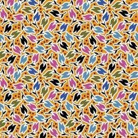 Blumen- nahtlos Muster. Textil- Design vektor