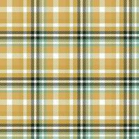 tartan mönster design textur är en mönstrad trasa bestående av criss korsade, horisontell och vertikal band i flera olika färger. tartans är betraktas som en kulturell ikon av Skottland. vektor