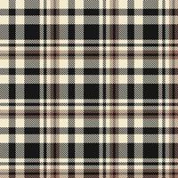 Karomuster Stoffdesign Textur Die resultierenden Farbblöcke wiederholen sich vertikal und horizontal in einem unverwechselbaren Muster aus Quadraten und Linien, das als Sett bekannt ist. Tartan wird oft als Plaid bezeichnet vektor