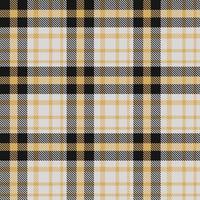 Plaid Tartan Muster Design Textil- ist ein gemustert Stoff bestehend aus von criss gekreuzt, horizontal und Vertikale Bands im mehrere Farben. Tartans sind angesehen wie ein kulturell Symbol von Schottland. vektor