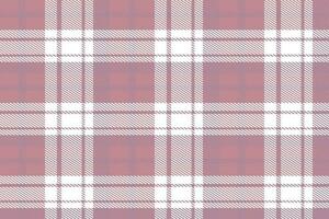 lila Tartan Muster Mode Design Textur ist ein gemustert Stoff bestehend aus von criss gekreuzt, horizontal und Vertikale Bands im mehrere Farben. Tartans sind angesehen wie ein kulturell Schottland. vektor