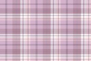 lila Tartan Muster Mode Design Textur ist gewebte im ein einfach Köper, zwei Über zwei unter das Kette, vorrücken einer Faden beim jeder passieren. vektor