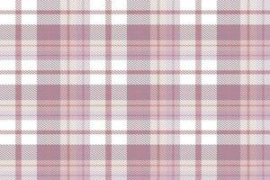 lila Tartan Muster Design Textil- ist gemacht mit abwechselnd Bands von farbig Vor gefärbt Fäden gewebte wie beide Kette und Schuss beim richtig Winkel zu jeder andere. vektor