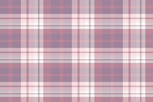 tartan lila pläd mönster sömlös textil- är en mönstrad trasa bestående av criss korsade, horisontell och vertikal band i flera olika färger. tartans är betraktas som en kulturell Skottland. vektor