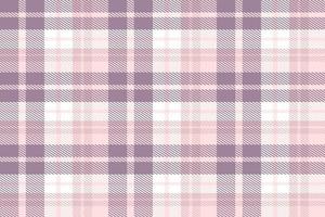 lila Tartan Plaid Muster Stoff Design Textur ist ein gemustert Stoff bestehend aus von criss gekreuzt, horizontal und Vertikale Bands im mehrere Farben. Tartans sind angesehen wie ein kulturell Schottland. vektor