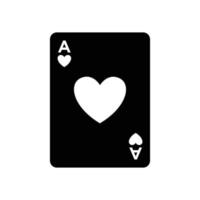 Poker Karte Symbol Vektor Design Vorlage