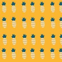 Ananas Hintergrund Vektor Illustration Design