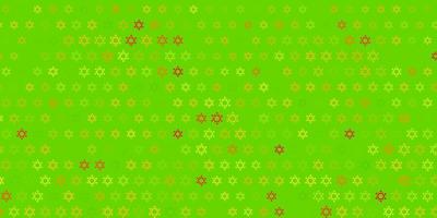 mörkgrön, gul vektorbakgrund med virussymboler. vektor