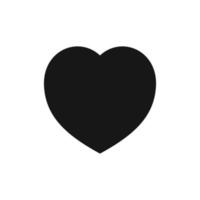 hjärta ikon isolerat på vit bakgrund vektor