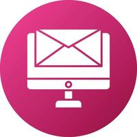 Symbolstil für E-Mail-Marketing vektor