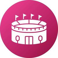 stadion ikon stil vektor
