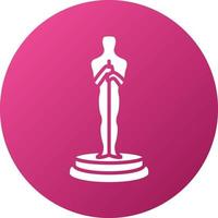 Symbolstil für den Oscar-Preis vektor