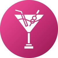 Martini ikon stil vektor